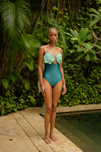 SOLE MÍO ONE PIECE TURQUOISE